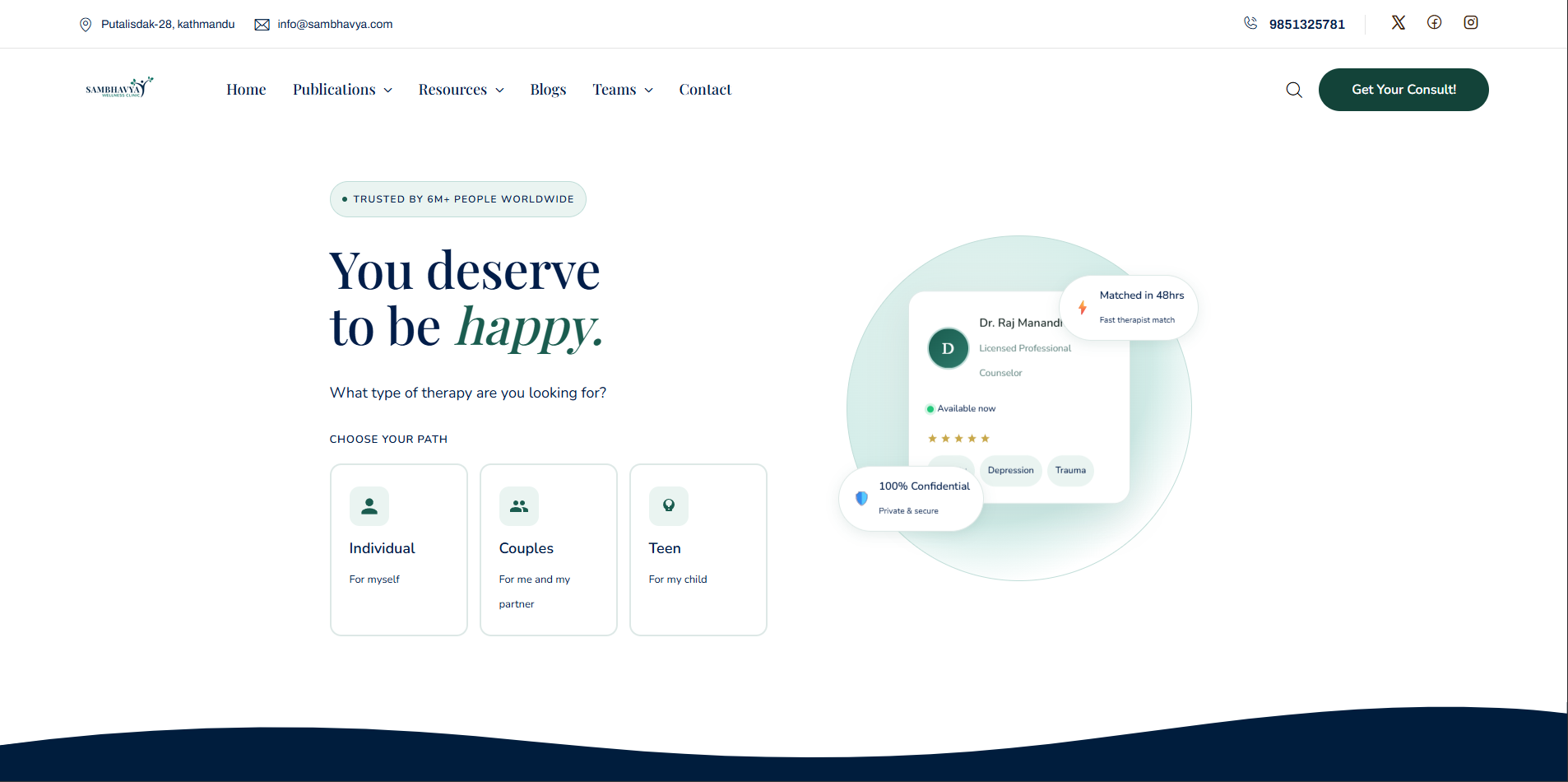Mental Health & Therapy Portal